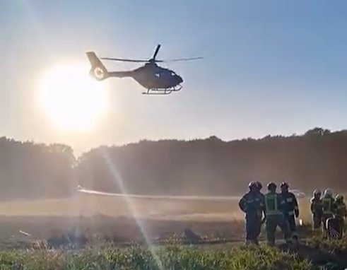 Bardzo poważny wypadek, lądował śmigłowiec LPR