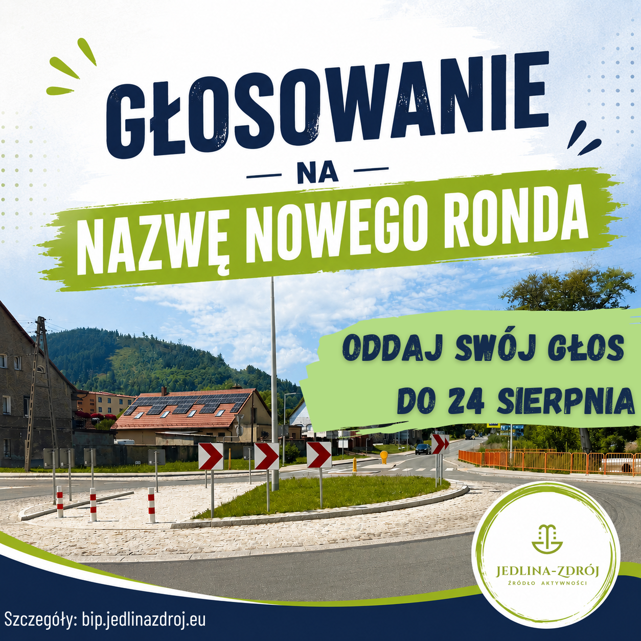 Nowe rondo w Jedlinie-Zdroju czeka na swoją nazwę