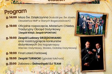Dożynki Gminne w Starych Bogaczowicach – będzie dziko pysznie!