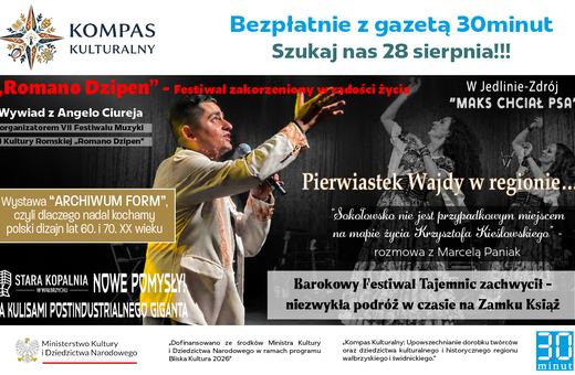 Odkryj bogactwo kultury regionu – nowy numer „Kompasu Kulturalnego” już 28 sierpnia!