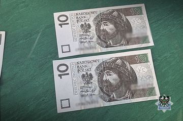 Producent "lewych" banknotów z domowej drukarki