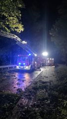 Nocna walka strażaków w Gorcach