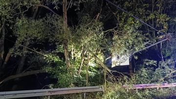 Nocna walka strażaków w Gorcach