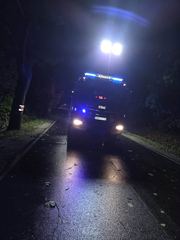 Nocna walka strażaków w Gorcach