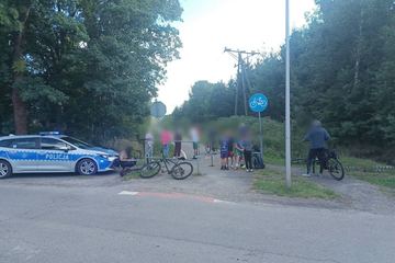 Wypadek z udziałem rowerzysty i 12-latka na hulajnodze elektrycznej