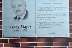 Odsłoniono tablicę poświęconą pamięci Jerzego Gajosa