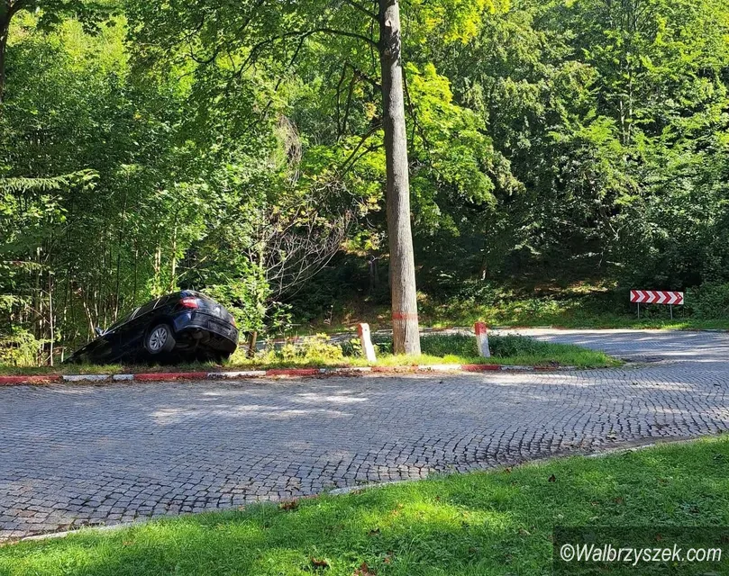 Kierowcę przerosły "Patelnie Walimskie"
