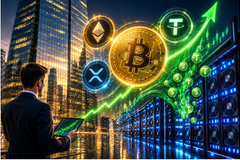 Gwałtownie wzrasta napływ środków na ETF-y z Bitcoinem, BlackRock prowadzi inwestycje instytucjonalne: inwestorzy BTC, ETH, XRP i USDT przenoszą się do FTMining w celu uzyskania pa