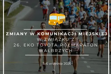 Zmiany w kursowaniu autobusów w trakcie Półmaratonu Wałbvrzyskiego [SZCZEGÓŁY]