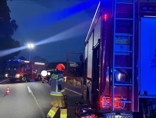 Groźny wypadek zakończony dachowaniem