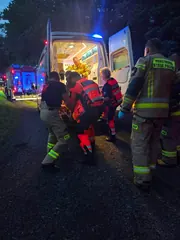 Dramatyczna walka o życie w środku lasu