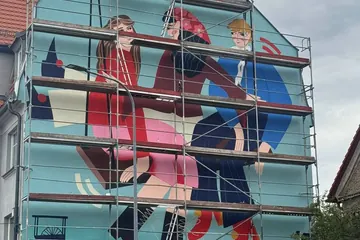 Nowy mural odzdobi wałbrzyską ulicę