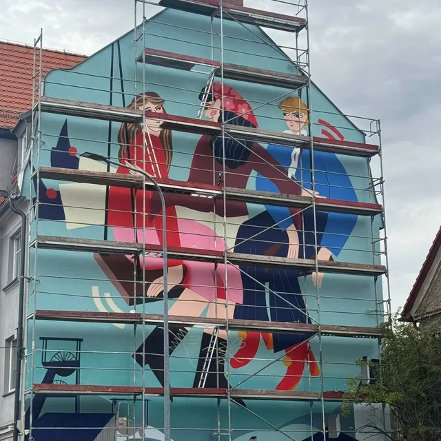 Nowy mural odzdobi wałbrzyską ulicę