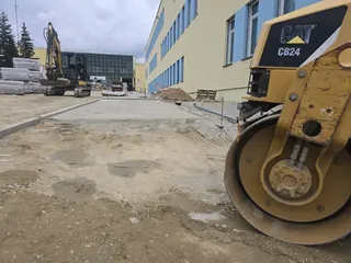 Budynek H już bez rusztowań. Oddanie obiektu jeszcze w tym roku