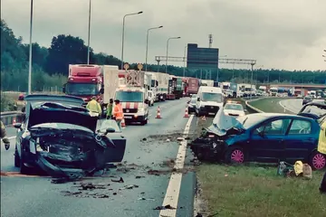 Na początek tygodnia karambol na S3