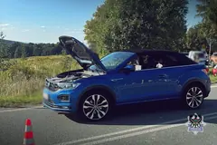 Zderzenie Citroena z Volkswagenem w Nowym Julianowie
