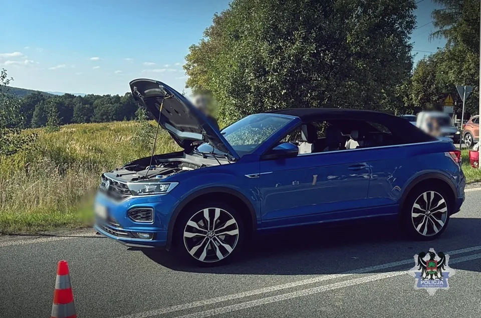 Zderzenie Citroena z Volkswagenem w Nowym Julianowie