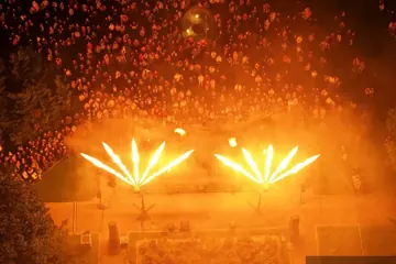 Efektowny festiwal światła