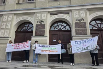 To nie koniec, protest będzie kontynuowany. Parafianie po spotkaniu z biskupem