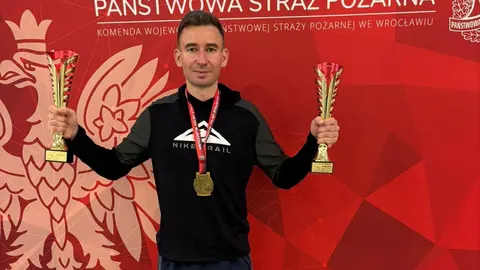 Nasz strażak na podium morderczego biegu!