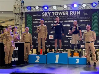 Nasz strażak na podium morderczego biegu!