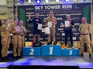Nasz strażak na podium morderczego biegu!