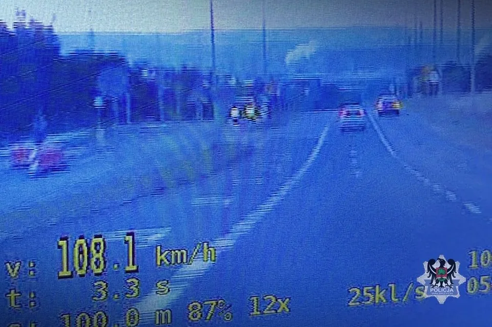 O 58 km/h za szybko. Prawko zabrane na 3 miesiące