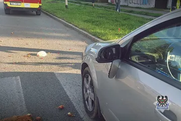74-letnia rowerzystka potrącona na Podzamczu