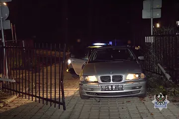 Poijany, bez uprawnień wdał się w ucieczkę i potrącił policjanta [ZDJĘCIA]