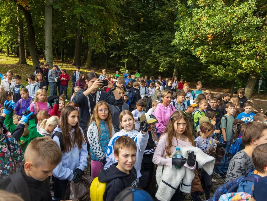 Wzgórze Gedymina i Park Zdrojowy posprzątane