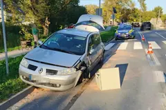 Rozbite dwa auta