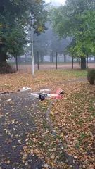 Niby park, a jak wysypisko śmieci