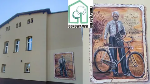 Piękny mural na budynku