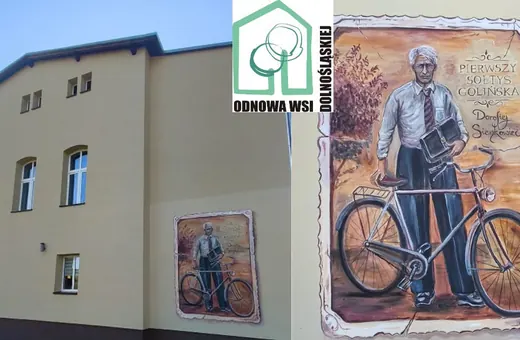 Piękny mural na budynku
