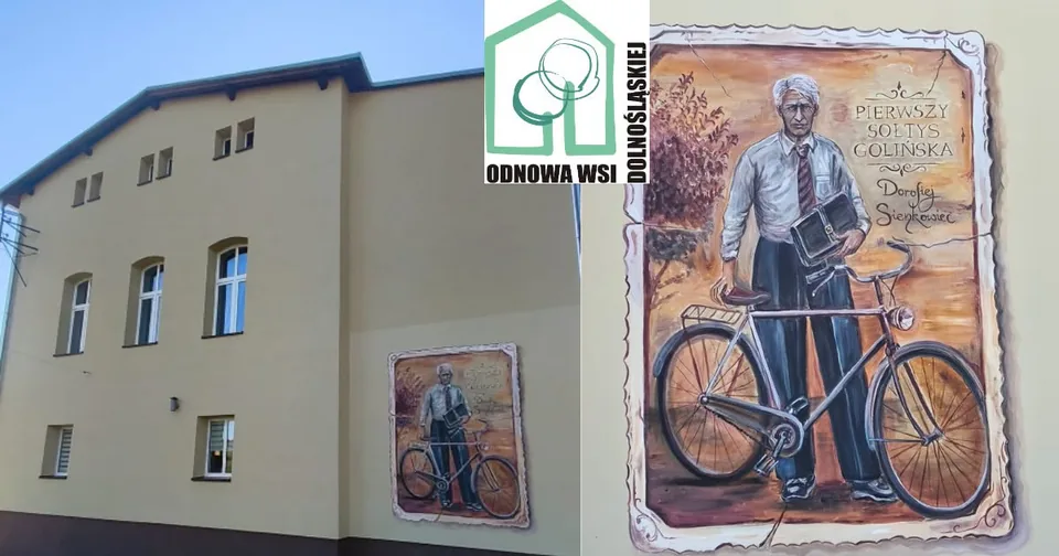 Piękny mural na budynku