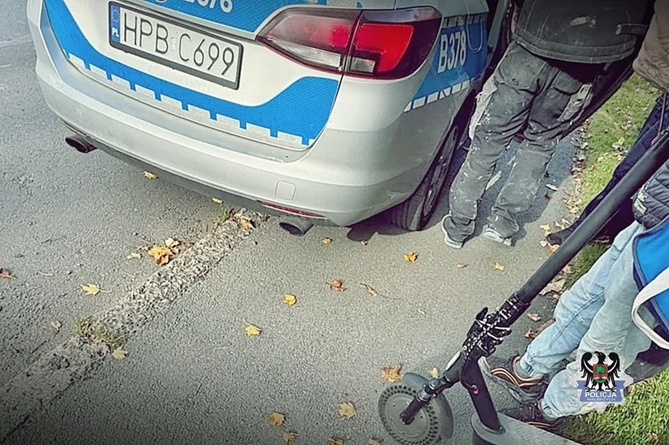 Hulajnogą na podwójnym gazie. Miał blisko 2,5 promila
