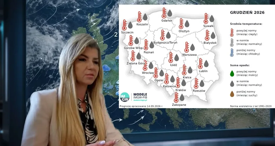 Jaka będzie jesień 2026 i zima 2026/2027? Prognoza długoterminowa