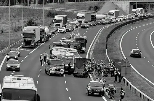 Tragedia na drodze. Śmiertelny wypadek motocyklisty na S3!