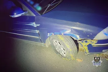 Pijana 33-latka uszkodziła barierki i uciekała pieszo [ZDJĘCIA]