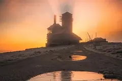 Szron i złote mgły. Tak wyglądał świt nad Śnieżnymi Kotłami