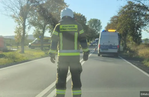 Wypadek na DK35 - ruch odbywa się wahadłowo!