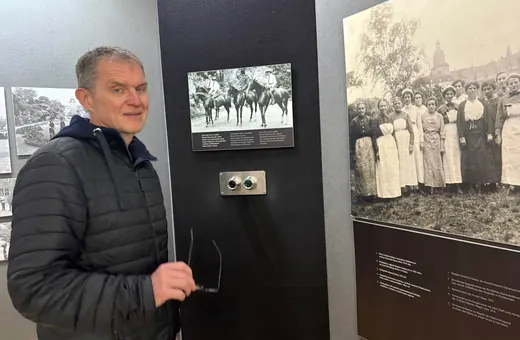 Jest symbolem odwagi i niezłomności. Dziś odwiedził Zamek Książ [ZDJĘCIA]