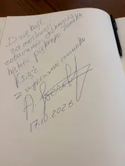 Jest symbolem odwagi i niezłomności. Dziś odwiedził Zamek Książ [ZDJĘCIA]