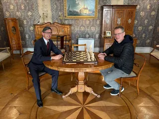 Jest symbolem odwagi i niezłomności. Dziś odwiedził Zamek Książ [ZDJĘCIA]