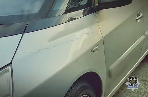 Porysował auto płytką ceramiczną. Miał ponad 3,5 promila