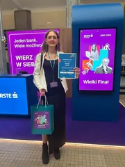 Klaudia wśród finalistek "Mistrza Wiedzy Ekonomicznej"