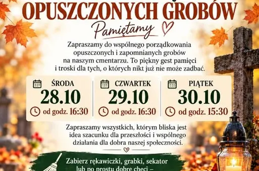 Wspólne sprzątanie grobów