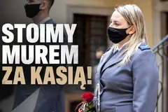 Stoją murem za Kasią - policjantką, która ostrzegła Marcina Nowaczyka z Zoo Łączna!
