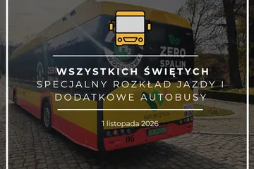 Zmiany w komunikacvji miejskiej na 1 listopada [ROZKŁAD]