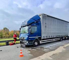 Karambol na A4. Lądował śmigłowiec LPR, droga całkowicie stoi!